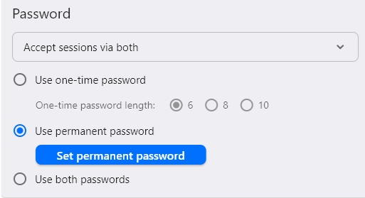 password
